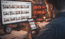 График времени экспозиции обьявлений на авито